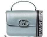 BORSA MARC ELLIS A MANO CON LOGO CENTRALE GOMMA