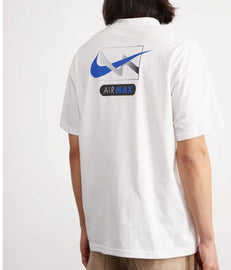 T-SHIRT NIKE LOGO LATO CUORE E RETRO BLU-NERO