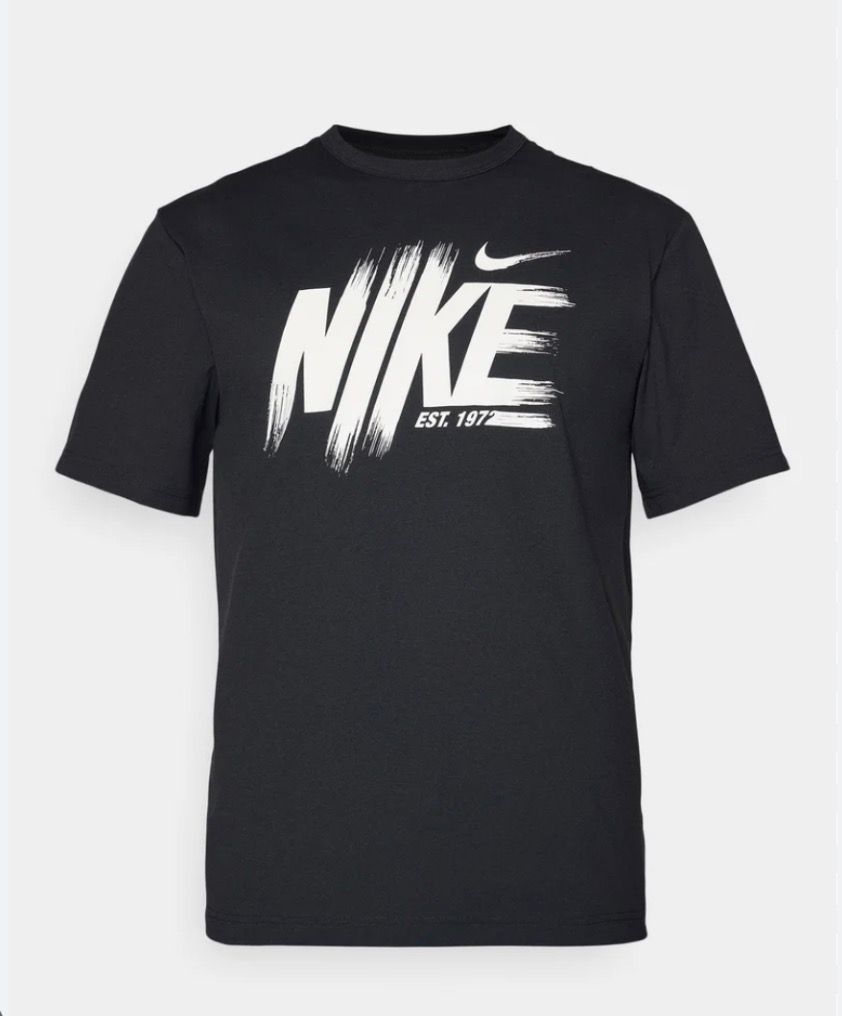T-SHIRT NIKE CON SCRITTA CENTRALE SFUMATA