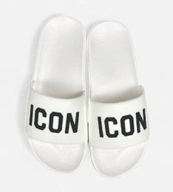 CIABATTE ICON CON FASCIA E SCRITTA STAMPATA