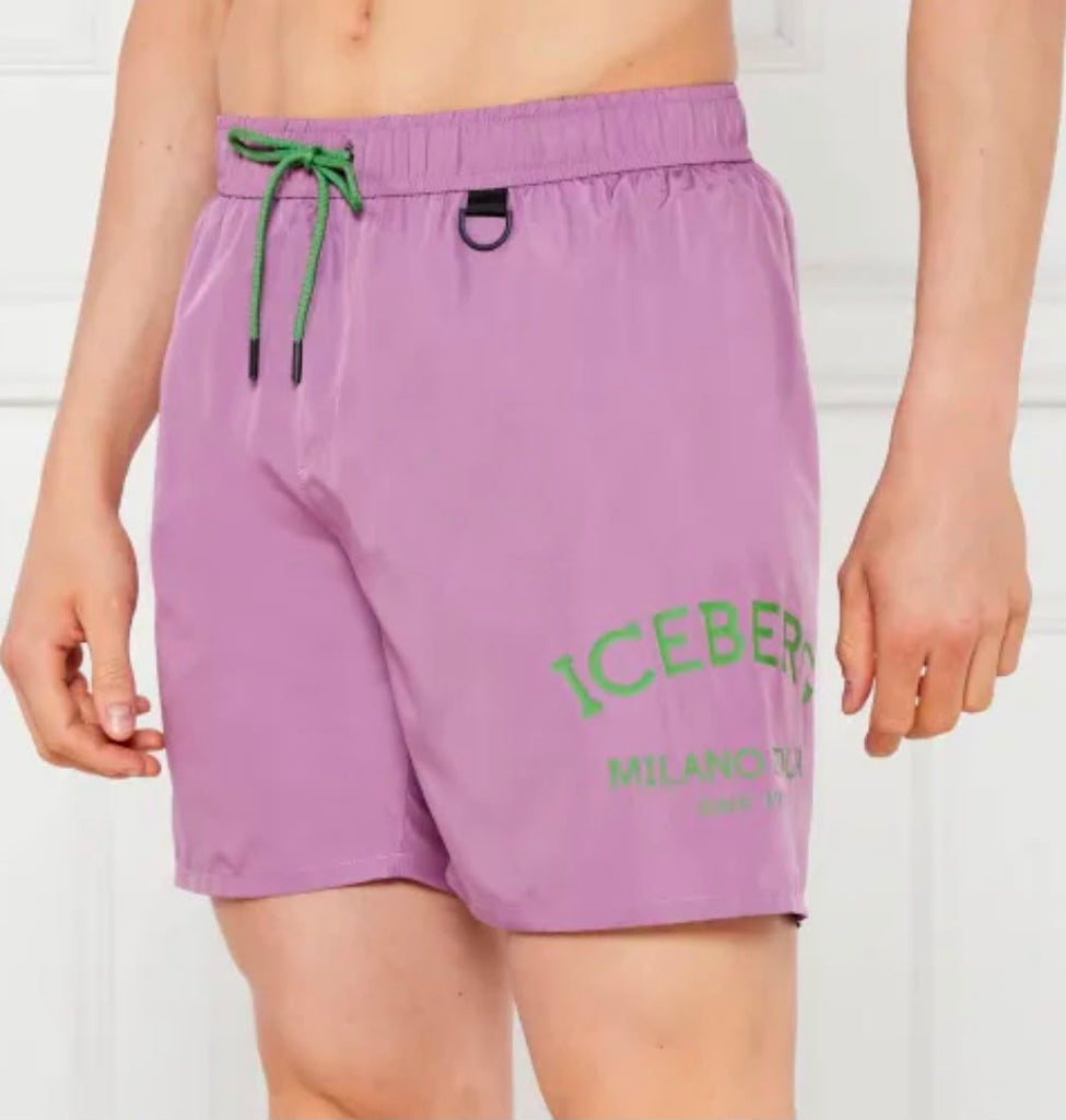 COSTUME ICEBERG CON SCRITTA GAMBA CURVA