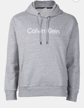 Carica l'immagine nel visualizzatore di Gallery, FELPA CALVIN KLEIN CON CAPPUCCIO E SCRITTA CENTRALE RIALZATA