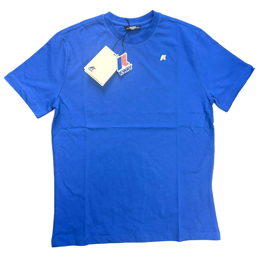 T-SHIRT K-WAY BASIC CON LOGO LATO CUORE GOMMA