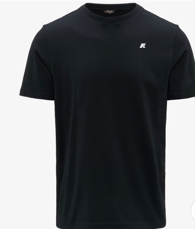 T-SHIRT K-WAY BASIC CON LOGO LATO CUORE GOMMA