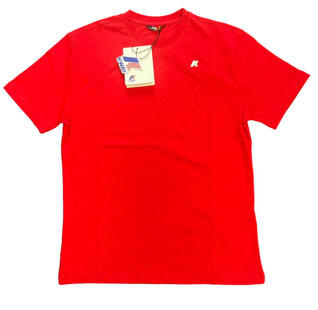 T-SHIRT K-WAY BASIC CON LOGO LATO CUORE GOMMA