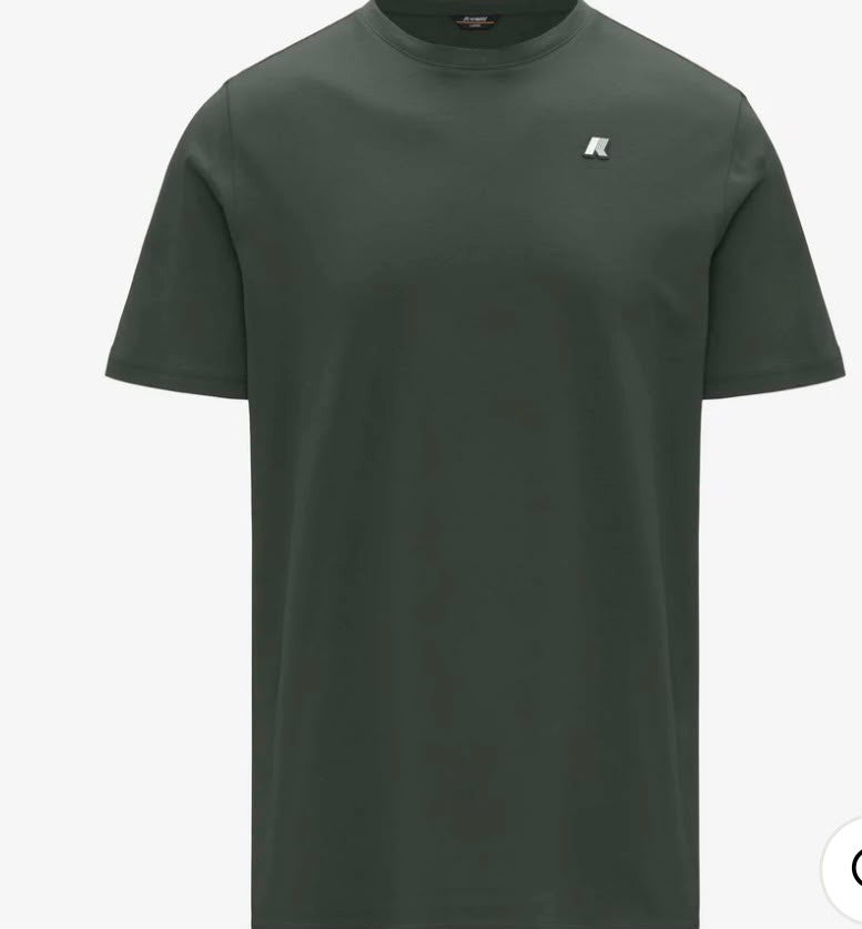 T-SHIRT K-WAY BASIC CON LOGO LATO CUORE GOMMA