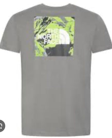 T-SHIRT THE NORTH FACE CON LOGO LATO CUORE E RETRO SFONDO COLORATO