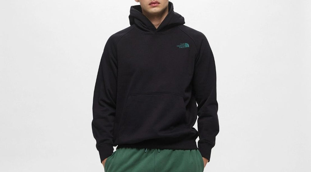 FELPA THE NORTH FACE CON LOGO CUORE E RETRO CON CAPPUCCIO