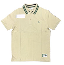 Carica l'immagine nel visualizzatore di Gallery, POLO LACOSTE COLLETTO FILO VERDE