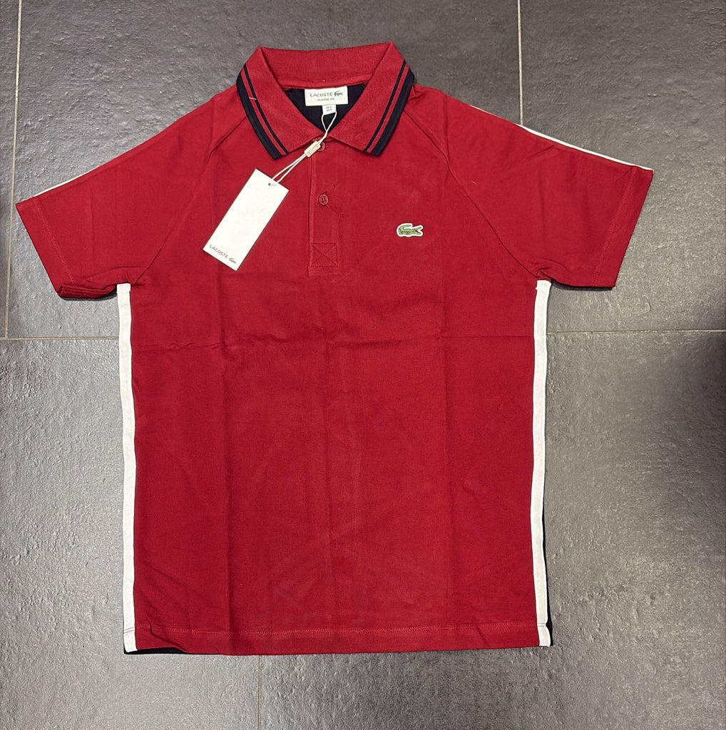 POLO LACOSTE CON COLLETTO BORDO NERO