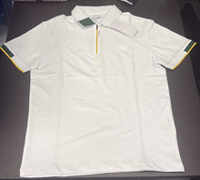 Carica l'immagine nel visualizzatore di Gallery, POLO LACOSTE CON CERNIERA E LOGO BIANCO