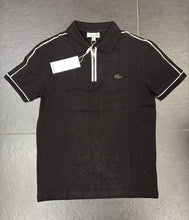 Carica l'immagine nel visualizzatore di Gallery, POLO LACOSTE CON LOGO NERO E CERNIERA