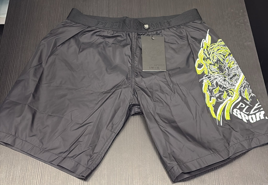 COSTUME PLEIN SPORT CON MOLLA LOGATA E DISEGNO VERDE