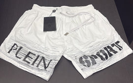 COSTUME PLEIN SPORT CON SCRITTA ORIZZONTALE GAMBA E GRAFFI