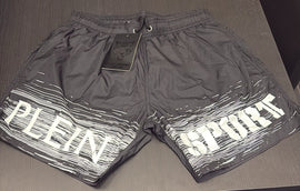 COSTUME PLEIN SPORT CON SCRITTA ORIZZONTALE GAMBA E GRAFFI