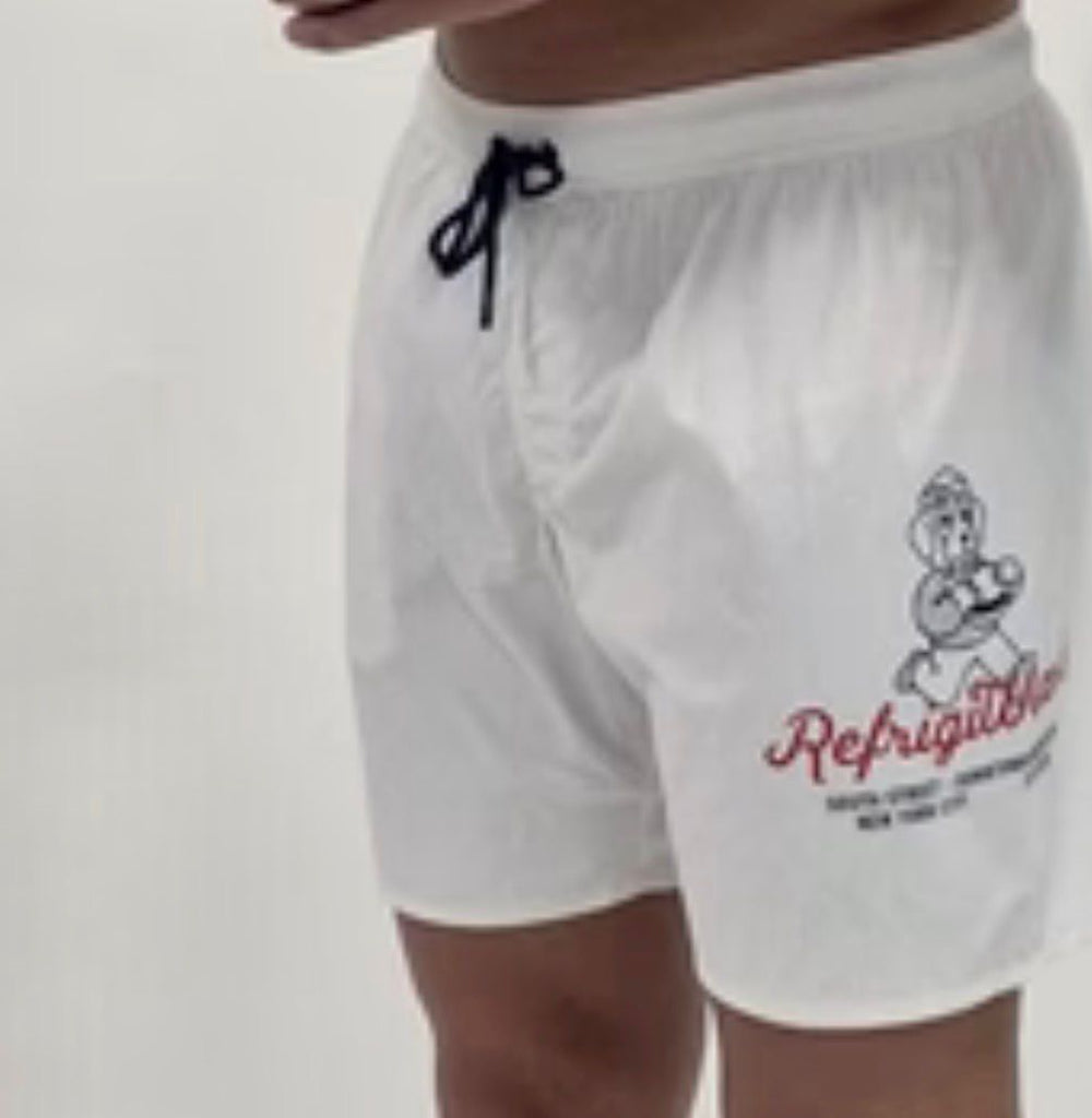 COSTUME REFRIGIWEAR CON SCRITTA E CANE GAMBA