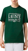 Carica l'immagine nel visualizzatore di Gallery, T-SHIRT LACOSTE CON SCRITTA SINCE 1933 BIANCA