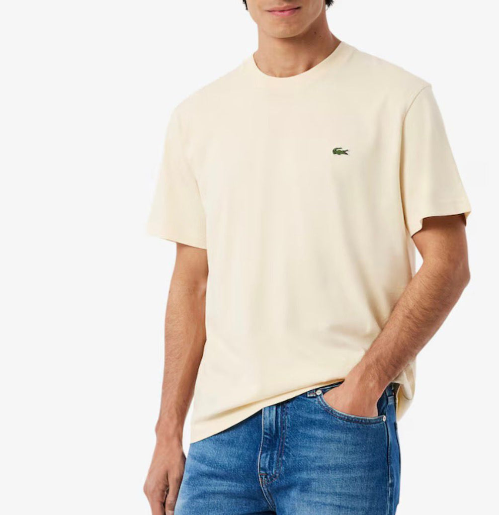 T-SHIRT LACOSTE CON LOGO LATO CUORE CUCITO BASIC