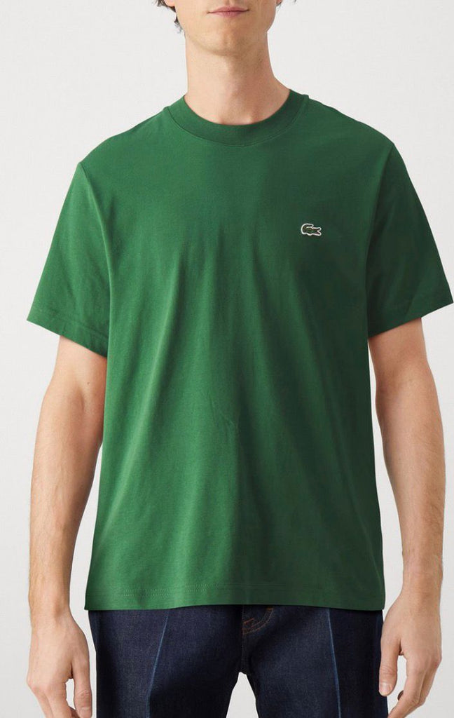 T-SHIRT LACOSTE CON LOGO LATO CUORE CUCITO BASIC