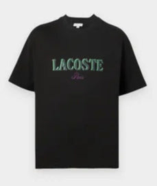 T-SHIRT LACOSTE CON SCRITTA CENTRALE + PARIS