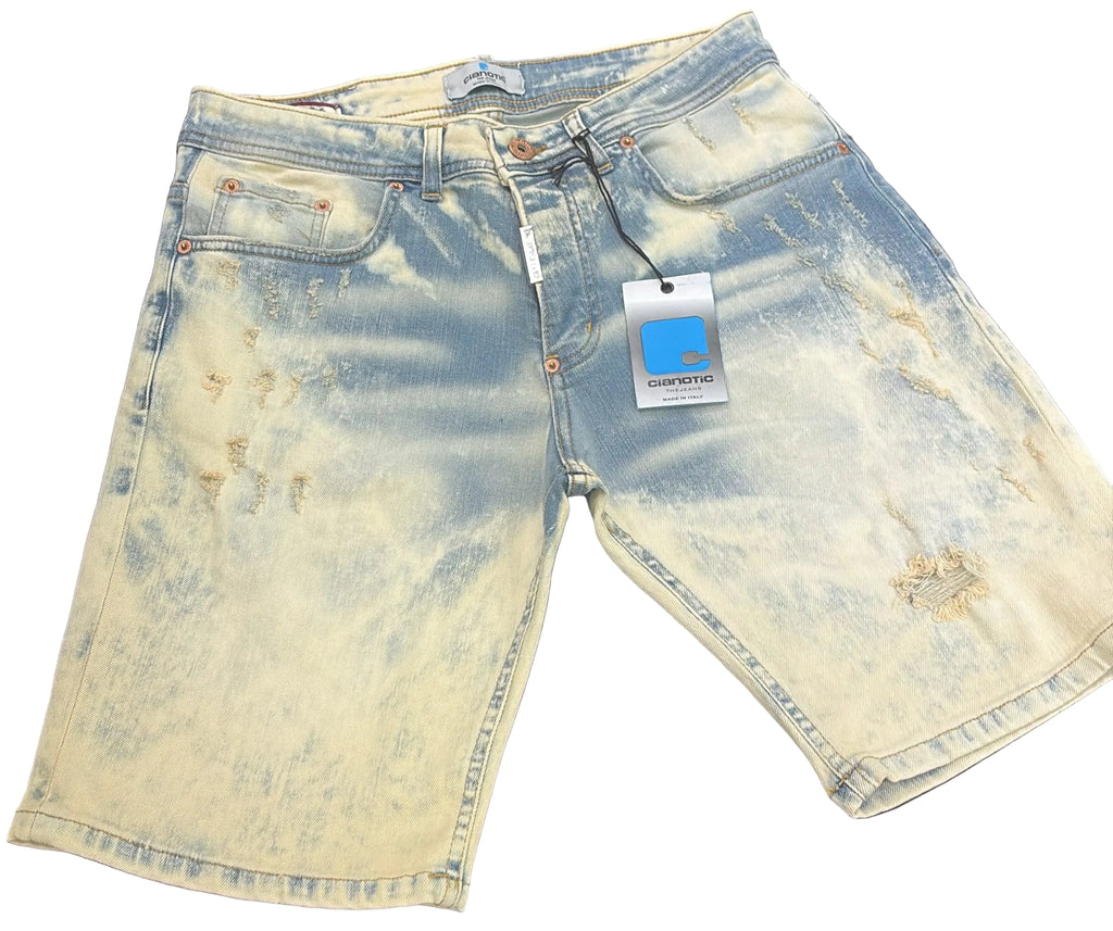 JEANS CIANOTIC BERMUDA SBIADITO