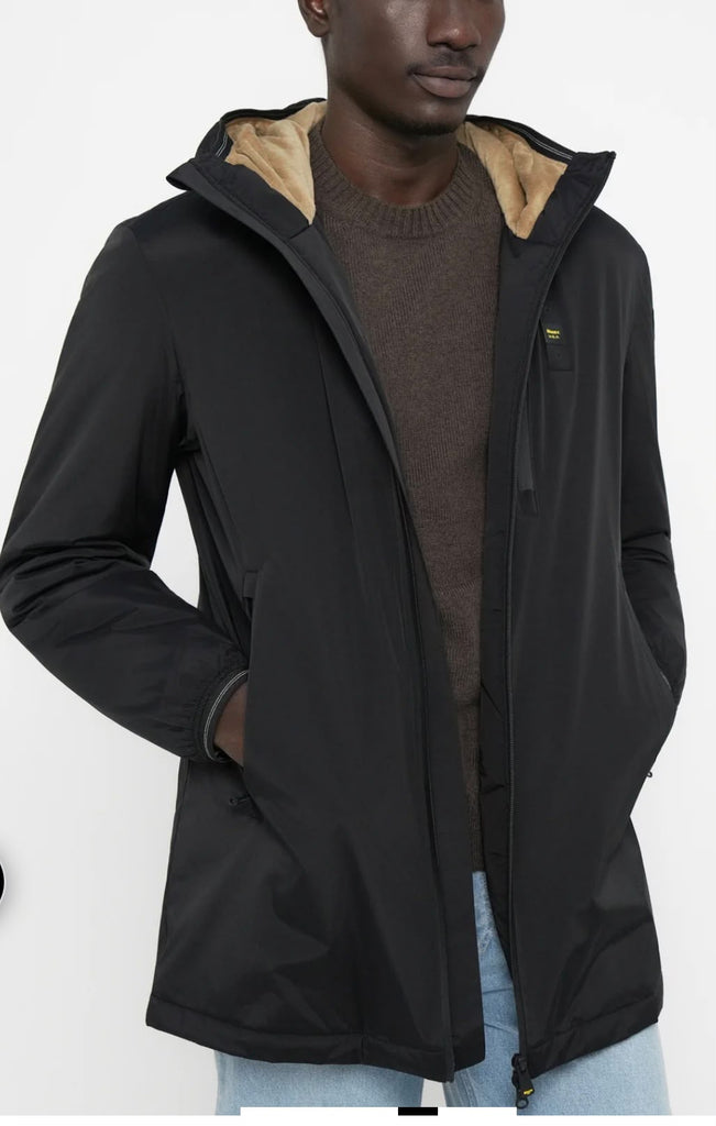 GIUBBINO BLAUER TRENCH LUNGO , PELUCHE INTERNO TASCA LATO CUORE