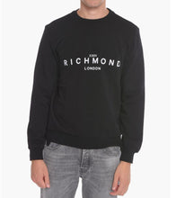 Carica l&#39;immagine nel visualizzatore di Gallery, FELPA RICHMOND BIMBO GARZATA SCRITTA CENTRALE GIROCOLLO