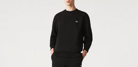 FELPA LACOSTE UOMO COTONE GIROCOLLO CON LOGO LATO CUORE CUCITO