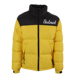 GIUBBINO BUTNOT UOMO PIUMINO CON BANDA NERA SCRITTA LATO CUORE E SPALLE