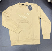 Carica l'immagine nel visualizzatore di Gallery, FELPA ARMANI UOMO COTONE LOGO CENTRALE CUCITO GRANDE