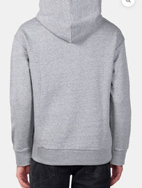 FELPA CALVIN KLEIN CON CAPPUCCIO E SCRITTA CENTRALE RIALZATA