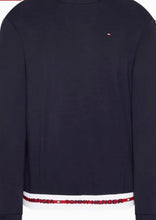 Carica l'immagine nel visualizzatore di Gallery, FELPA TOMMY HILFIGER CON MOLLA LOGATA IN BASSO E LOGO LATO CUORE