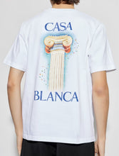 Carica l&#39;immagine nel visualizzatore di Gallery, T-SHIRT CASABLANCA LOGO LATO CUORE E RETRO ROMBO CON DISEGNO ASTRATTO