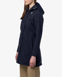 GIUBBINO K-WAY DONNA TERMICO COLLETTO E  CAPPUCCIO RIMOVIBILE