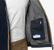 Carica l&#39;immagine nel visualizzatore di Gallery, GIUBBINO K-WAY UOMO TERMICO CON ZIP E CAPPUCCIO
