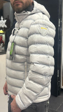Carica l'immagine nel visualizzatore di Gallery, GIUBBINO BLAUER PIUMINO CON STRISCIA DIRITTA GRIGIA