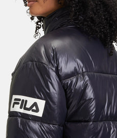 GIUBBINO FILA DONNA PIUMINO TARGHETTA CUCITA MANICA E LOGO LATO CUORE