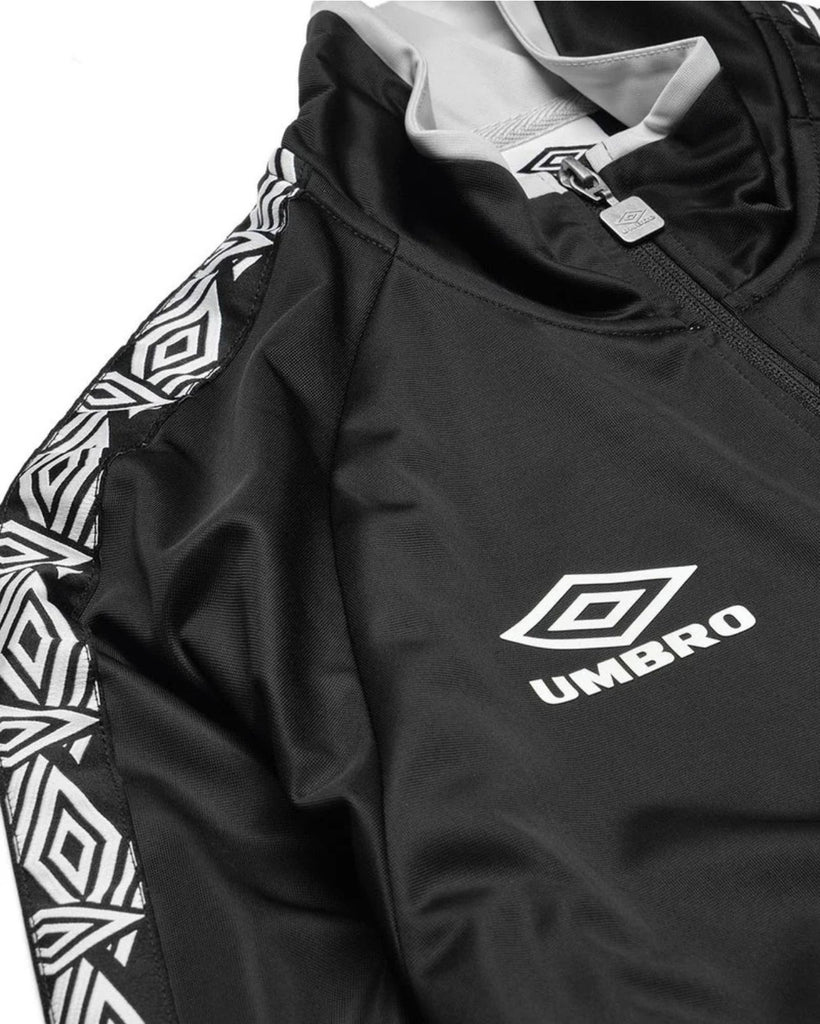 TUTA COMPLETA UMBRO UOMO ACETATA CON ZIP CON BANDA LATERALE