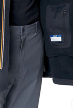 Carica l'immagine nel visualizzatore di Gallery, GIUBBINO K-WAY THOMAS BONDED CON CAPPUCCIO E LOGO GOMMATO