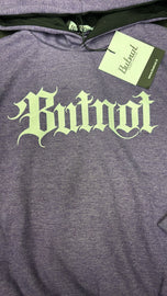 FELPA BUTNOT UNISEX FELPATA , CON CAPPUCCIO E SCRITTA CENTRALE