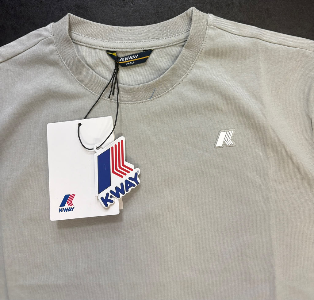 T-SHIRT K-WAY BASIC CON LOGO LATO CUORE GOMMA