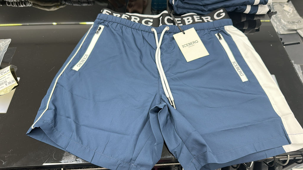 COSTUME ICEBERG CON MOLLA LOGATA E TASCHE CON ZIP