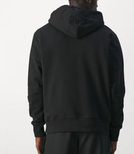 Carica l&#39;immagine nel visualizzatore di Gallery, FELPA VERSACE LOGO CENTRALE CUCITO IN RILIEVO BIANCO