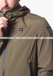 GIUBBINO BLAUER LEGGERO LOGO MANICA