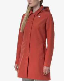 GIUBBINO K-WAY DONNA TERMICO COLLETTO E  CAPPUCCIO RIMOVIBILE