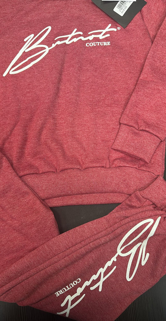 TUTA COMPLETA BUTNOT BAMBINO FELPATO CONSCRITTA CORSIVO CENTRALE