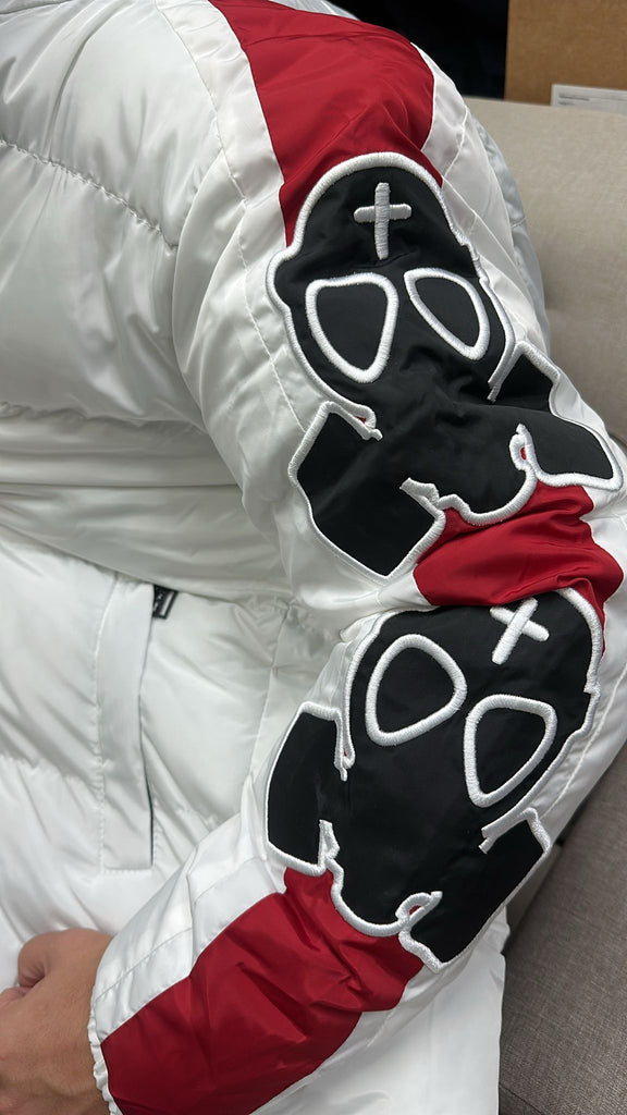 GIUBBINO BUTNOT UOMO PIUMINO CON BANDA MANICA TESCHIO