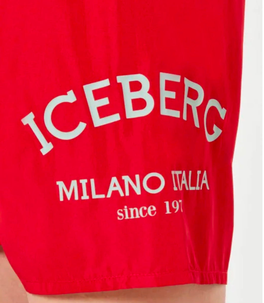 COSTUME ICEBERG CON SCRITTA GAMBA CURVA