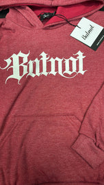 FELPA BUTNOT UNISEX FELPATA , CON CAPPUCCIO E SCRITTA CENTRALE