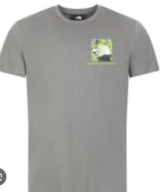 T-SHIRT THE NORTH FACE CON LOGO LATO CUORE E RETRO SFONDO COLORATO